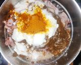 A picture of step 4 of Mangalorean style ghee roast chicken.