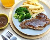 Foto langkah ke 7 dari resep Steak Daging.