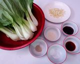 Foto langkah ke 1 dari resep Pakcoy Garlic | Pakcoy Saus tiram.