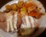 A picture of step 11 of Roast Beef w/Cabbage and Kidney beans, ShroomGravy, Roast Taters.
