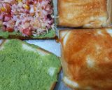 A picture of step 3 of Mix Veg sandwich.