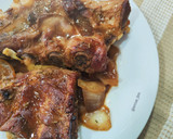 Foto del paso 4 de la receta: Costillar de cerdo al horno con salsa de naranja y soja