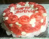 Foto langkah ke 9 dari resep Kue Tart Red Velvet Kukus.