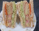 A picture of step 5 of Healthy Vegetable Sandwich with Homemade CHEESE spreads.