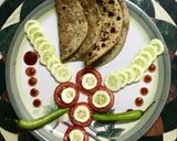 A picture of step 5 of Namak mirch ka paratha.