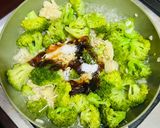 Foto langkah ke 5 dari resep Tumis Brokoli Jamur Tomat.