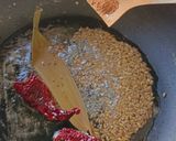 A picture of step 2 of Raw papaya Sambharo with a kick.