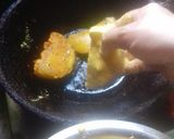 A picture of step 3 of Shorsher puure Chalkumro (Fried ash gourd stuffed with mustard).