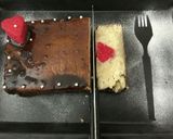 एग्ग्लेस हिडन हार्ट केक Eggless hidden heart cake recipe in Hindi ) रेसिपी चरण 5 फोटो
