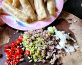 Hình bước làm 2 của món Mì Căn Xào Sả Ớt