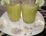 A picture of step 1 of Lemon and Cucumber Juice.