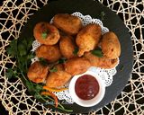 A picture of step 5 of Stuffed Chilli Pepper Fritters Pakoras.