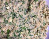 A picture of step 11 of Alu and fresh meethi ke parathe.