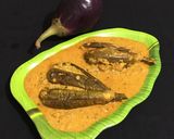 A picture of step 12 of Baingan Curry.