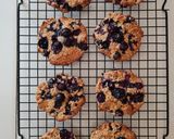 Foto del paso 4 de la receta: Galletas de avena y arándanos frescos 🫐