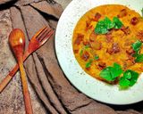 Hình bước làm 8 của món Cơm Risotto & Súp Kem Bí Đỏ - Creamy Parmesan Pumskin Guanciale Risotto 🇮🇹