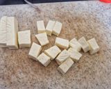 A picture of step 1 of Paneer Fusilli Pasta.