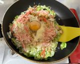 A picture of step 5 of Japanese Squid Okonomiyaki Pancake.