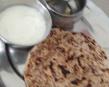 A picture of step 3 of Onion parantha curd and ghee.