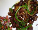A picture of step 5 of Dry fry beef.