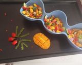 A picture of step 3 of Mango salsa.