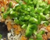A picture of step 4 of Masala pav.