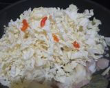 Foto langkah ke 4 dari resep Sayur sawi dengan bakso dan telur.