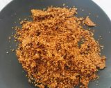 A picture of step 2 of Museli jaggery laddu.