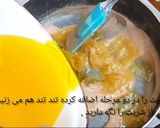 عکس مرحله 4 از دستور حلوا زعفرانی و کاکائویی