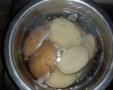 A picture of step 1 of Suran Rajgira Tikki For Upwas.