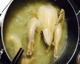 A picture of step 4 of Chicken and Mung Bean Congee.