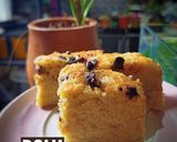 Foto langkah ke 8 dari resep Bolu Pisang Uli Tabur Keju Chocochips.