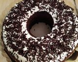 Foto langkah ke 5 dari resep Bolu Brownies chocolatos kukus anti gagal ukuran sendok.