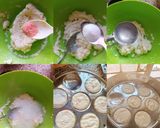 A picture of step 4 of Tri-colour Semolina Idli.