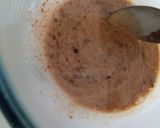 A picture of step 4 of Chocolate Custard.