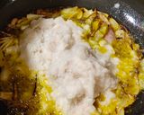 A picture of step 3 of Aloo wadi Sabzi.
