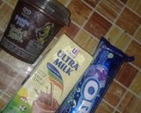 Foto langkah ke 1 dari resep Milkshake oreo ice cream flavor.