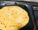 A picture of step 6 of Besan ki Roti.