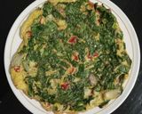 Foto langkah ke 3 dari resep 747) Dadar Daun Melinjo.