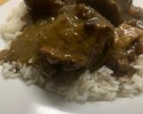 A picture of step 7 of Oxtail Potjie.