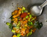 A picture of step 2 of Fried idli.