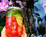 Hình bước làm 2 của món Detox dưa hấu