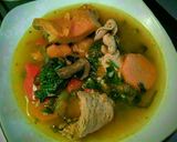Foto del paso 3 de la receta: CALDO De Vegetales con Pollo...!