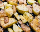 A picture of step 3 of AirFryer Eggplant with Veggies.