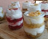 Foto del paso 9 de la receta: Vasitos Variados de Cheesecake y Frutas con Crumble de Avena
