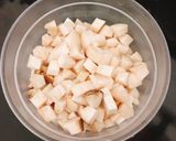 Hình bước làm 1 của món Cơm chiên nấm sả ớt chuông