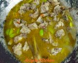 Foto langkah ke 4 dari resep Punggung ayam petai kuah sambel ijo.
