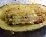 Foto del paso 8 de la receta: Papas rellenas con queso azul y ají asado - dos cocciones