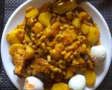 A picture of step 5 of Potato and macaroni.