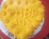 A picture of step 7 of Vanilla yellow cake.